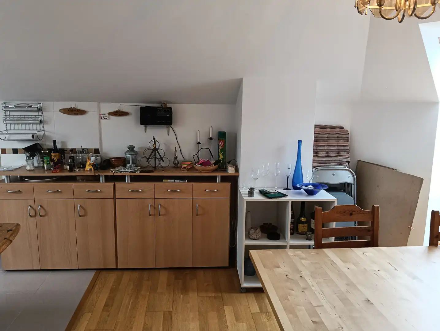 Küche von Dachboden zum Verkauf in Oza dos Ríos mit Abstellraum