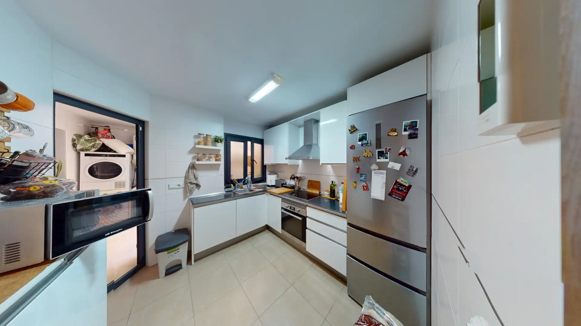 Kitchen of Flat for sale in Roquetas de Mar  with Air Conditioner, Heating and Private garden