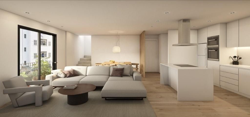 Sala d'estar de Dúplex en venda en  Palma de Mallorca amb Aire condicionat, Parquet i Terrassa