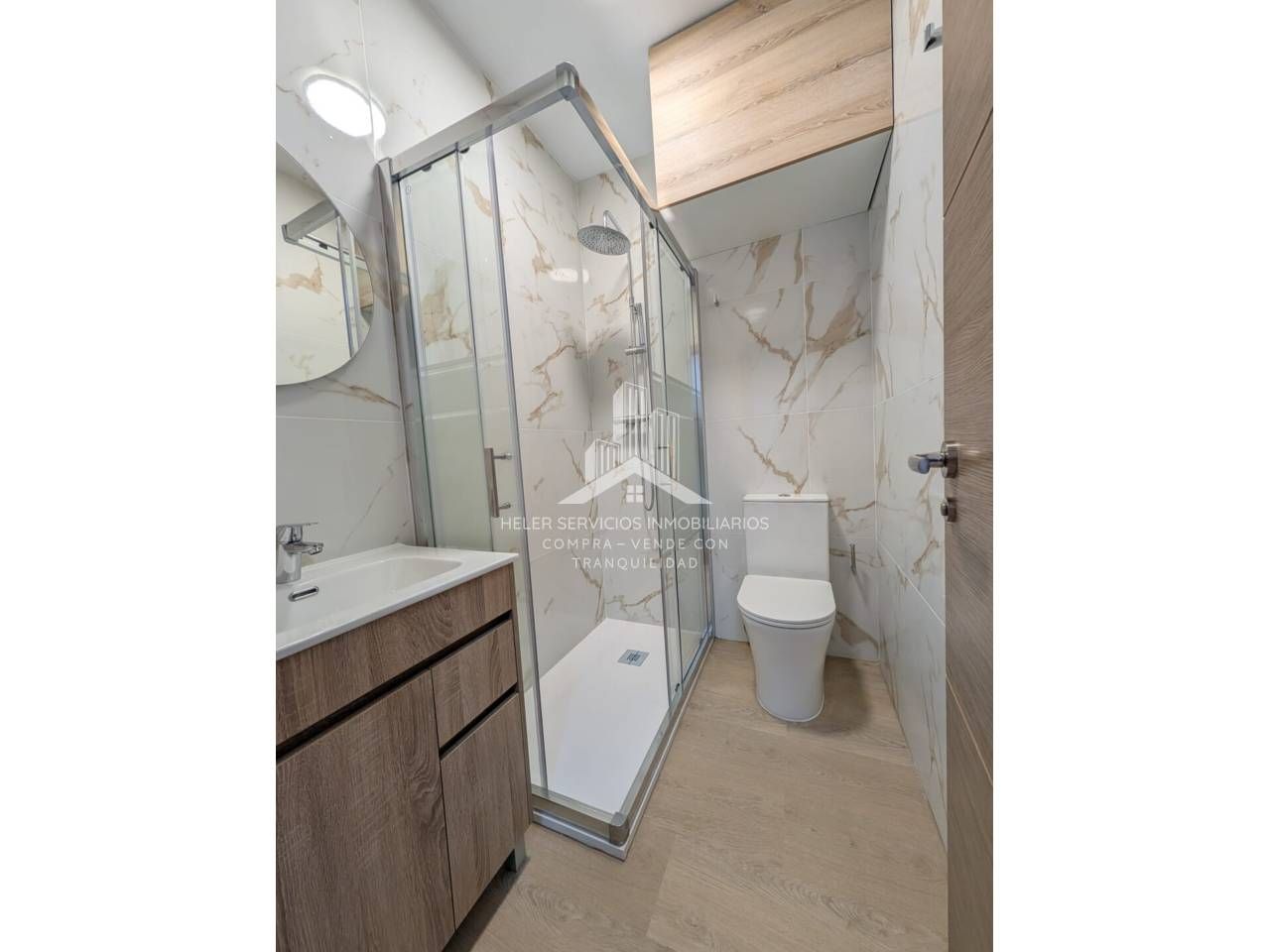 Baño de Piso de alquiler en Vila-real con Terraza, Amueblado y Alarma