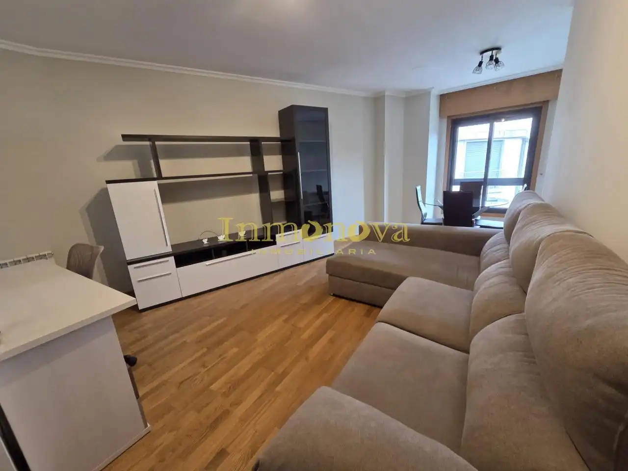 Sala de estar de Piso en venta en O Porriño   con Calefacción, Trastero y Amueblado