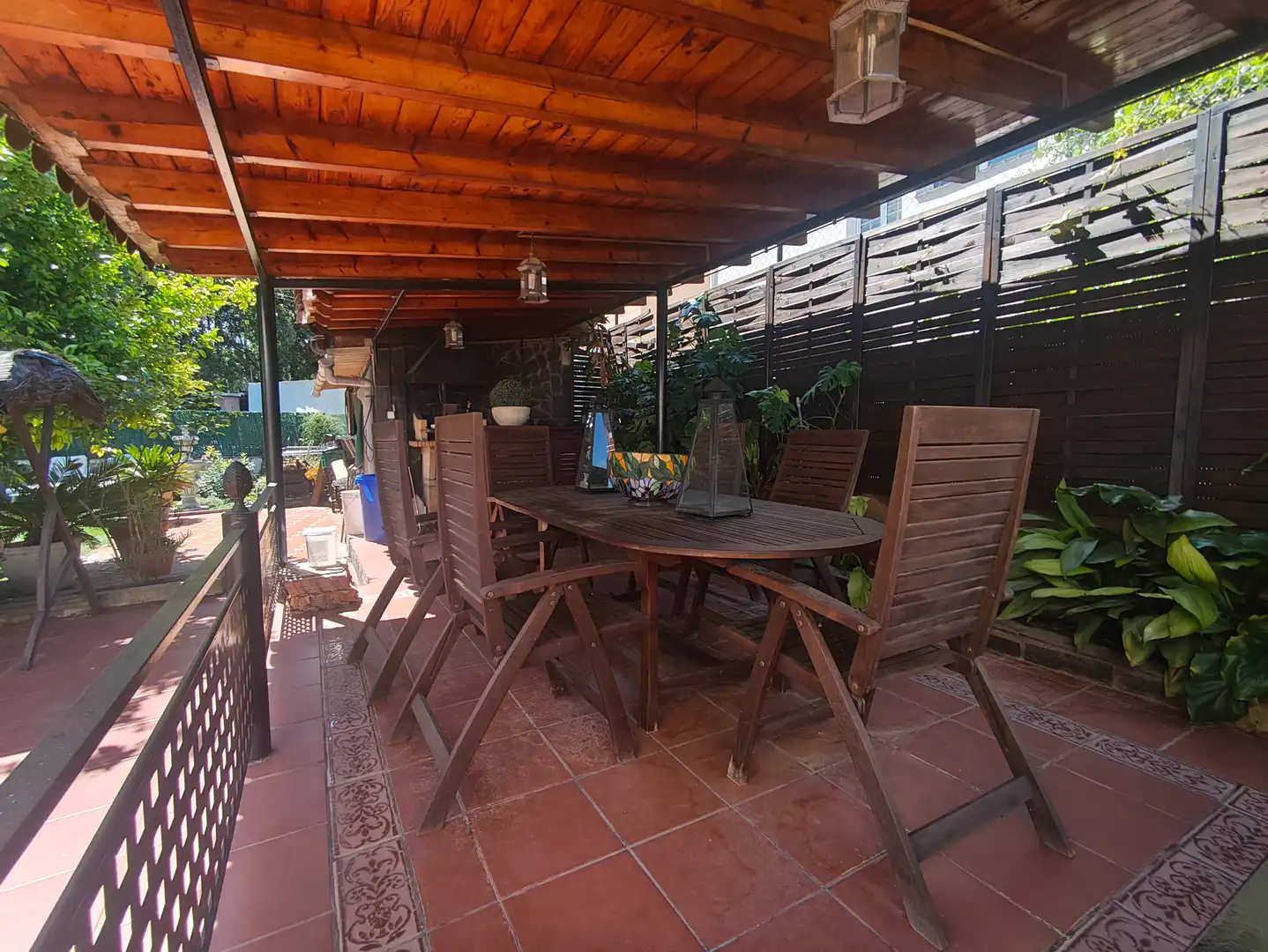 Terraza de Casa o chalet en venta en Sant Esteve Sesrovires con Aire acondicionado, Calefacción y Jardín privado
