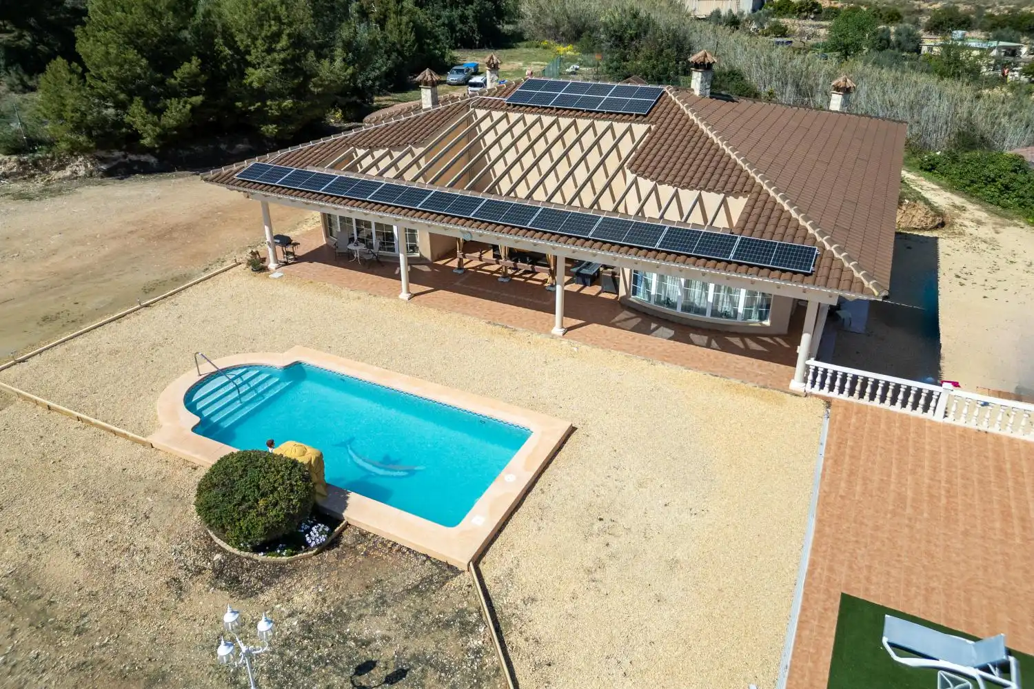 Piscina de Casa o chalet en venta en L'Alfàs del Pi con Aire acondicionado, Jardín privado y Terraza