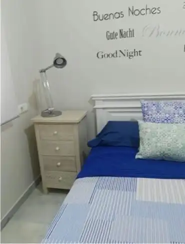 Bedroom of Flat for rent in Algeciras  with Air Conditioner and Furnished