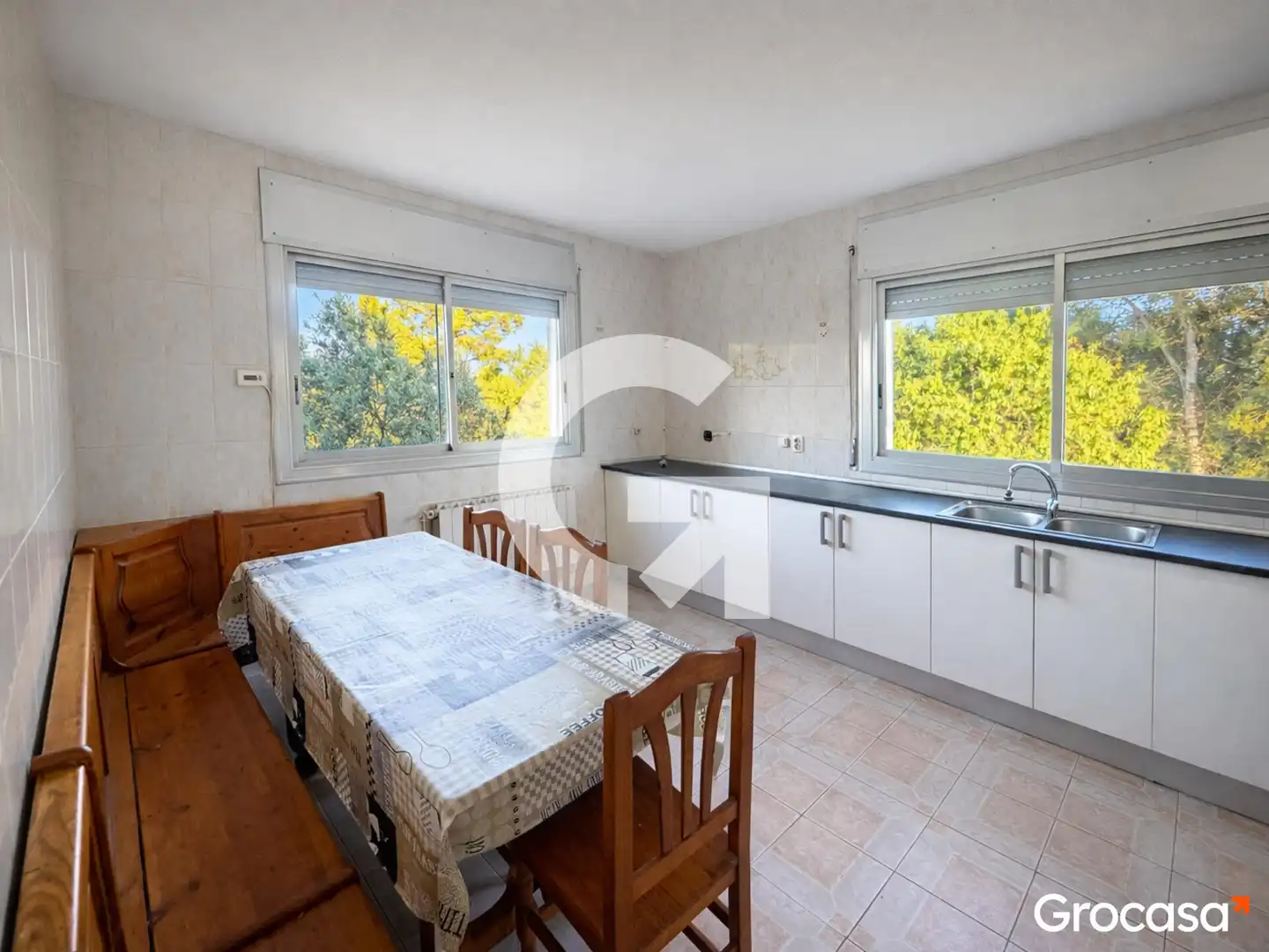 Cocina de Casa o chalet en venta en Vallirana con Calefacción, Jardín privado y Terraza
