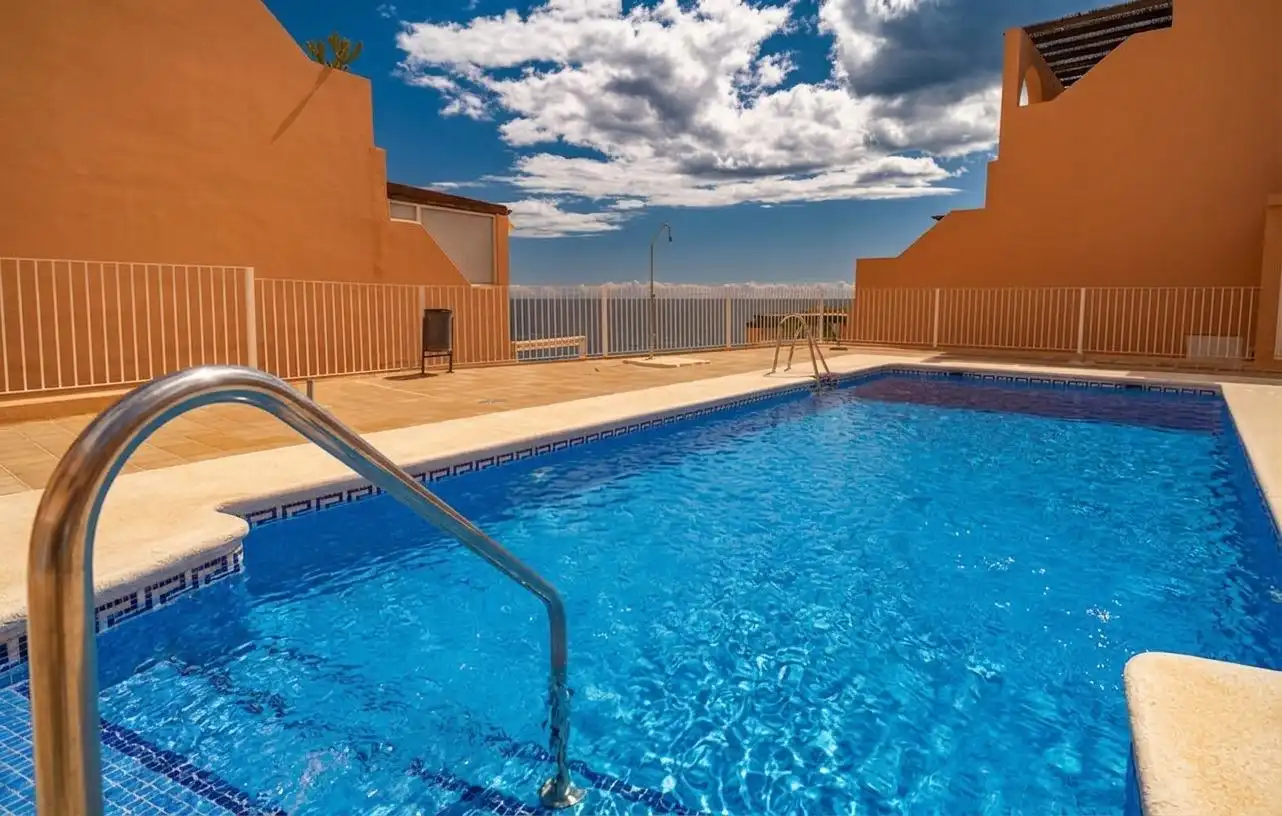 Swimming pool of Flat for sale in Mojácar  with Air Conditioner, Terrace and Furnished