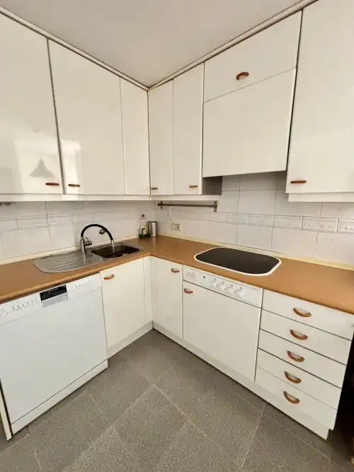 Kitchen of Flat for rent in Madrid  with Heating, Parquet flooring and Terrace