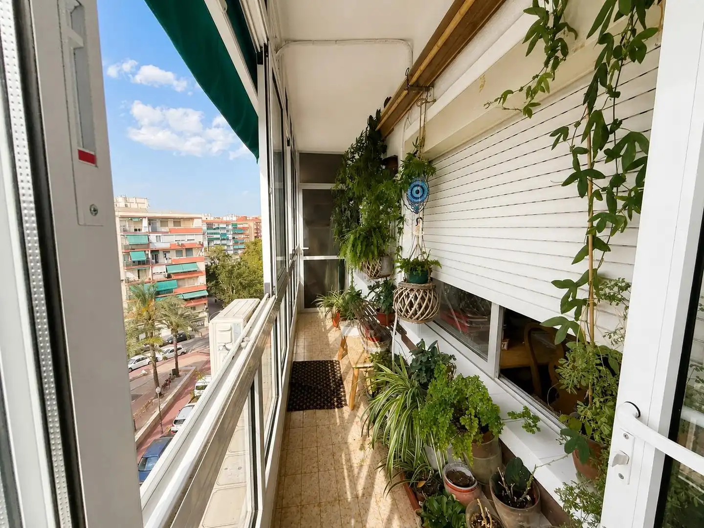 Balcony of Flat for sale in Alicante / Alacant  with Air Conditioner, Heating and Furnished
