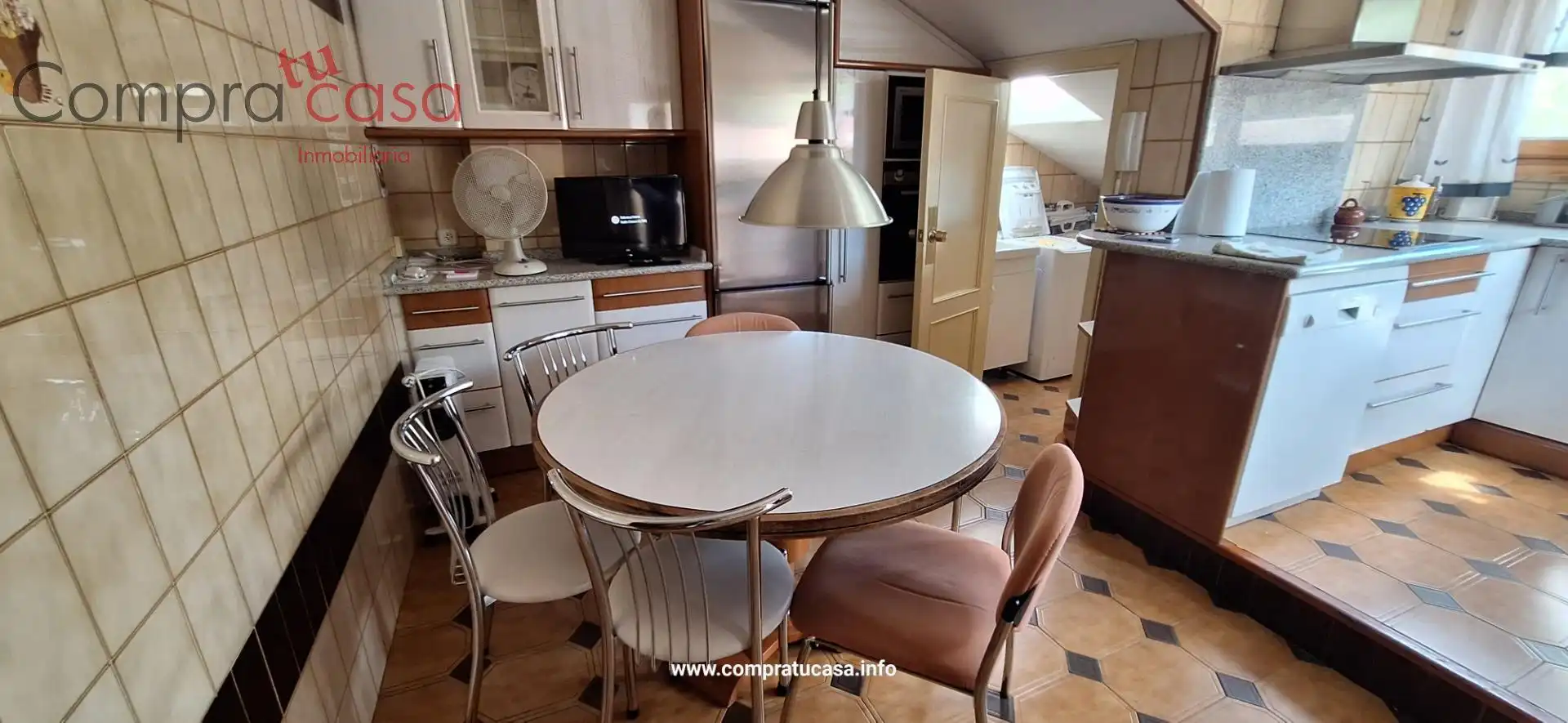 Kitchen of Attic for sale in Segovia  with Heating, Parquet flooring and Terrace