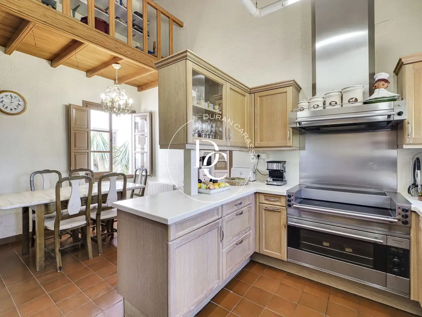 Cocina de Finca rústica en venta en Font-rubí con Calefacción, Jardín privado y Terraza