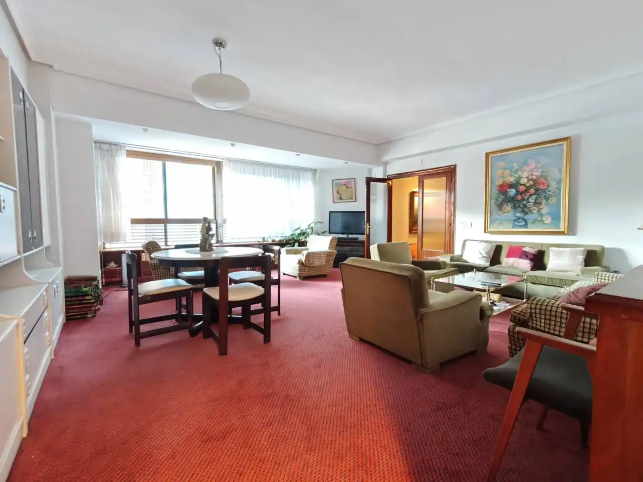Living room of Flat for sale in Bilbao   with Heating and Balcony