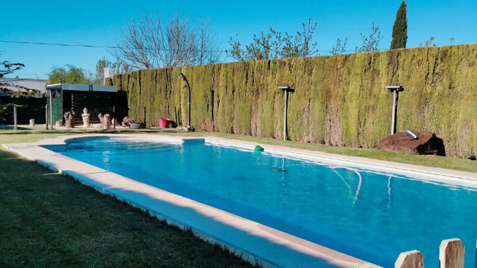 Swimming pool of Houses for sale in  Albacete Capital  with Air Conditioner, Heating and Private garden