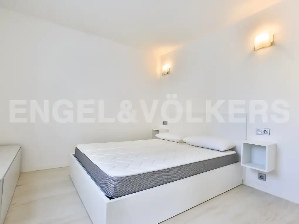 Bedroom of Attic for rent in Sitges  with Air Conditioner, Heating and Terrace