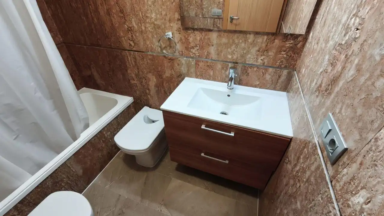 Bany de Apartament en venda en Oropesa del Mar / Orpesa amb Aire condicionat, Moblat i Balcó