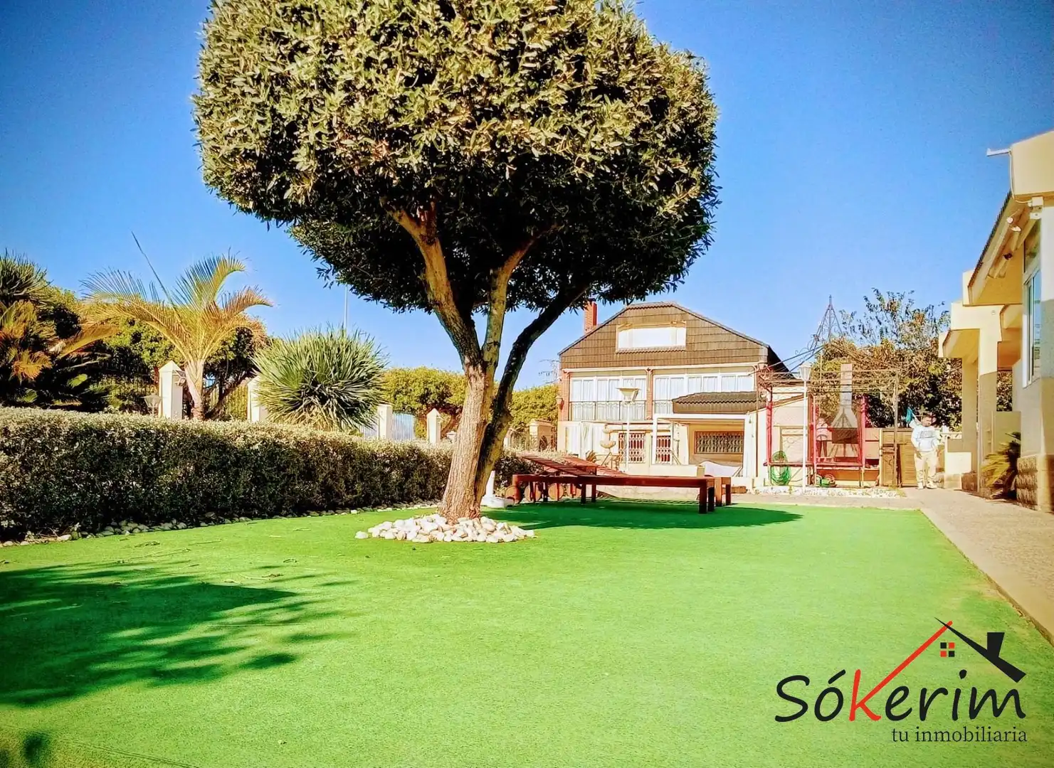 Garden of Houses for sale in Villajoyosa / La Vila Joiosa  with Air Conditioner, Heating and Private garden