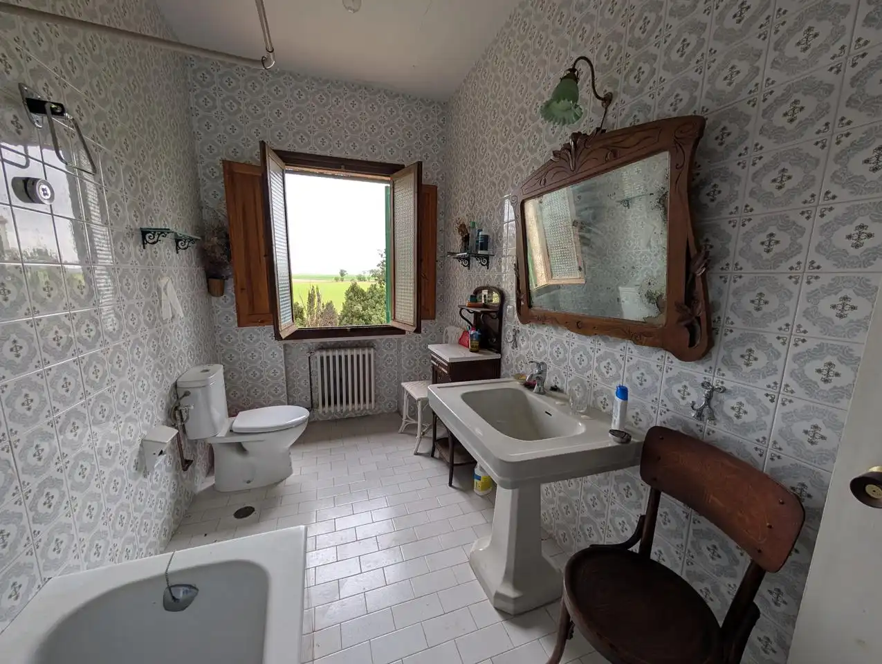 Baño de Finca rústica en venta en Pozorrubio de Santiago con Jardín privado, Piscina y Sauna