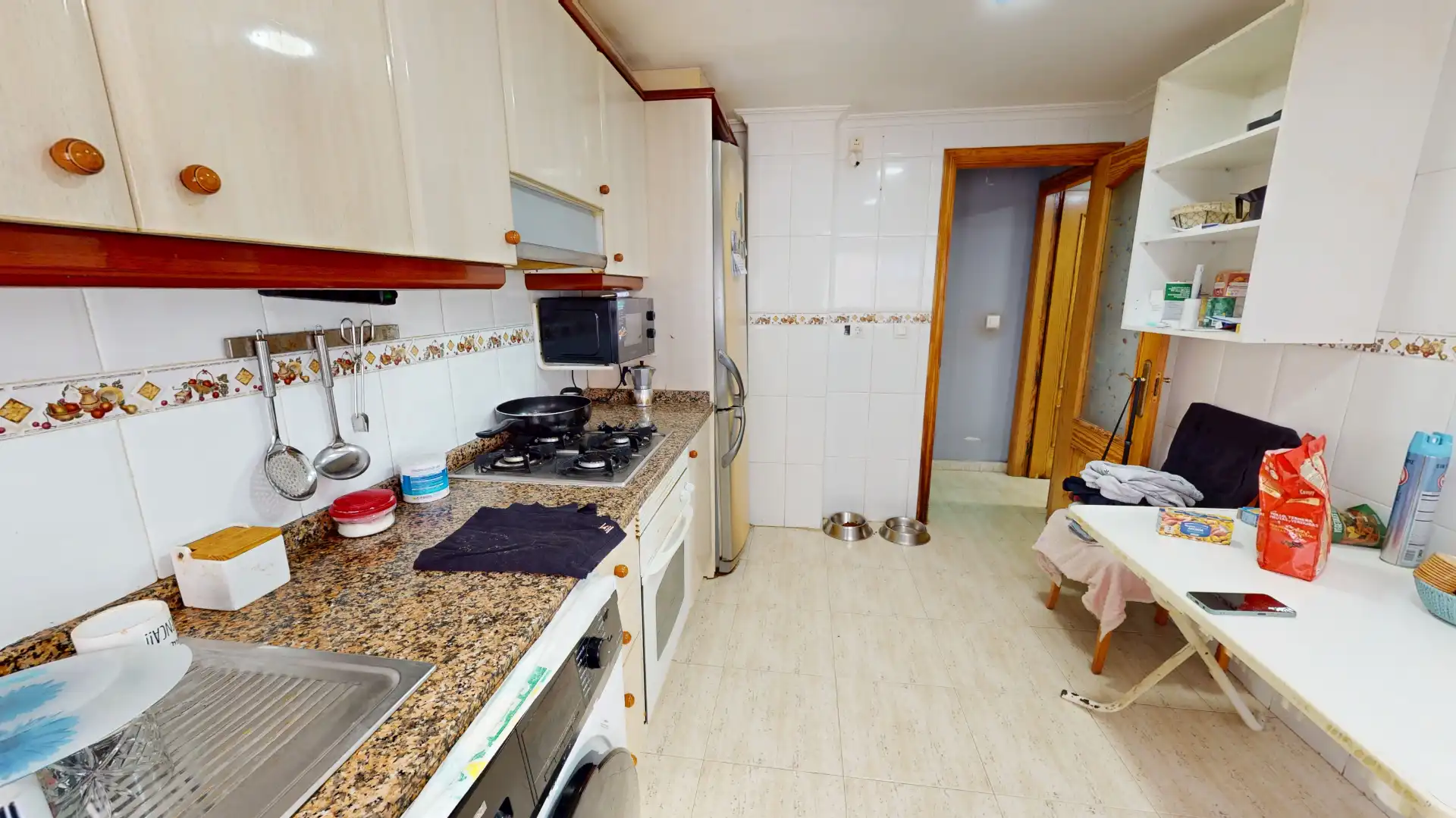 Kitchen of Flat for sale in El Campello  with Furnished, Oven and Washing machine