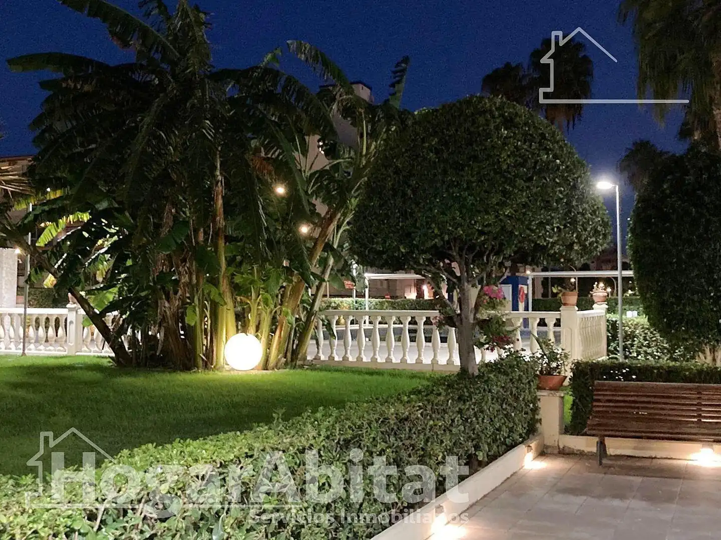 Garten von Wohnung zum Verkauf in Gandia mit Klimaanlage, Privatgarten und Gemeinschaftspool