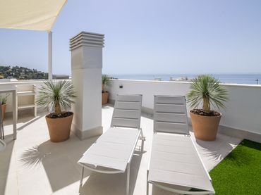 Penthouse mit Pool zum Verkauf in El Higuerón