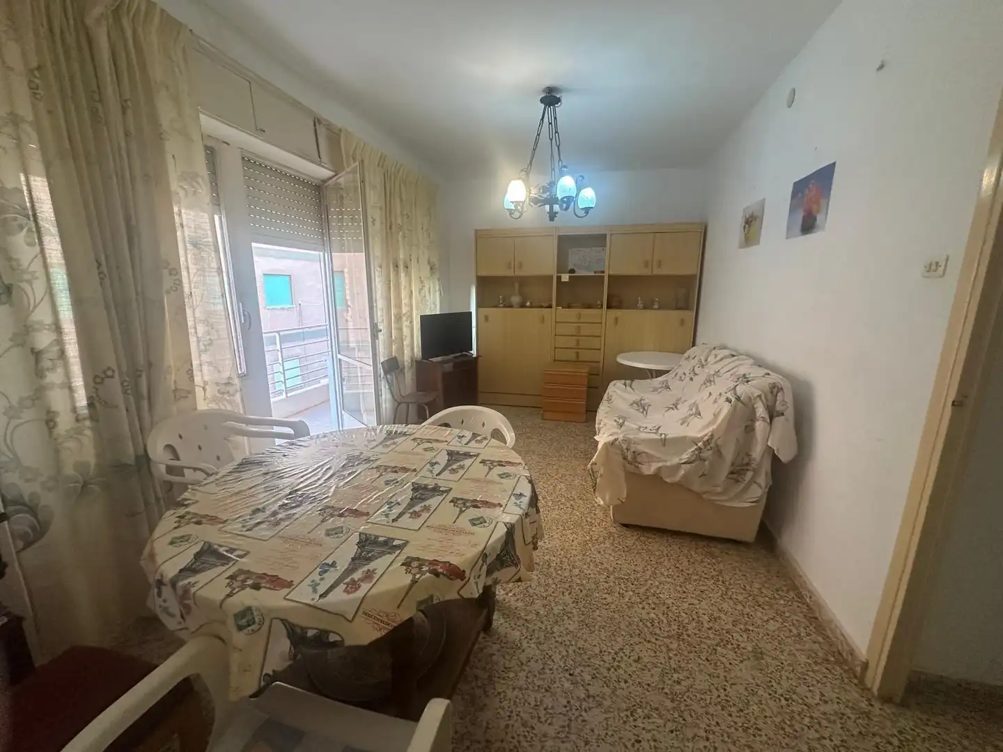 Wohnzimmer von Wohnungen zum Verkauf in Águilas mit Möbliert und Balkon