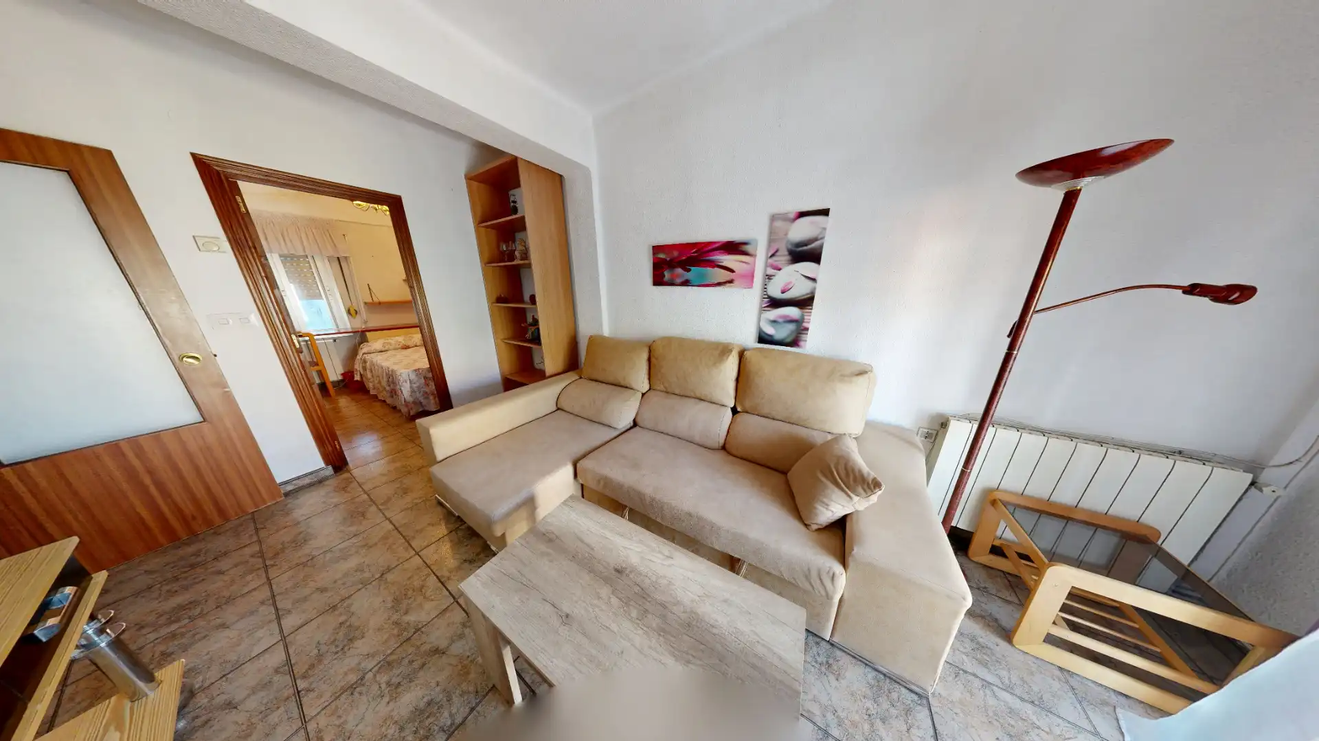 Sala de estar de Piso en venta en Albacete con Calefacción, Trastero y Amueblado