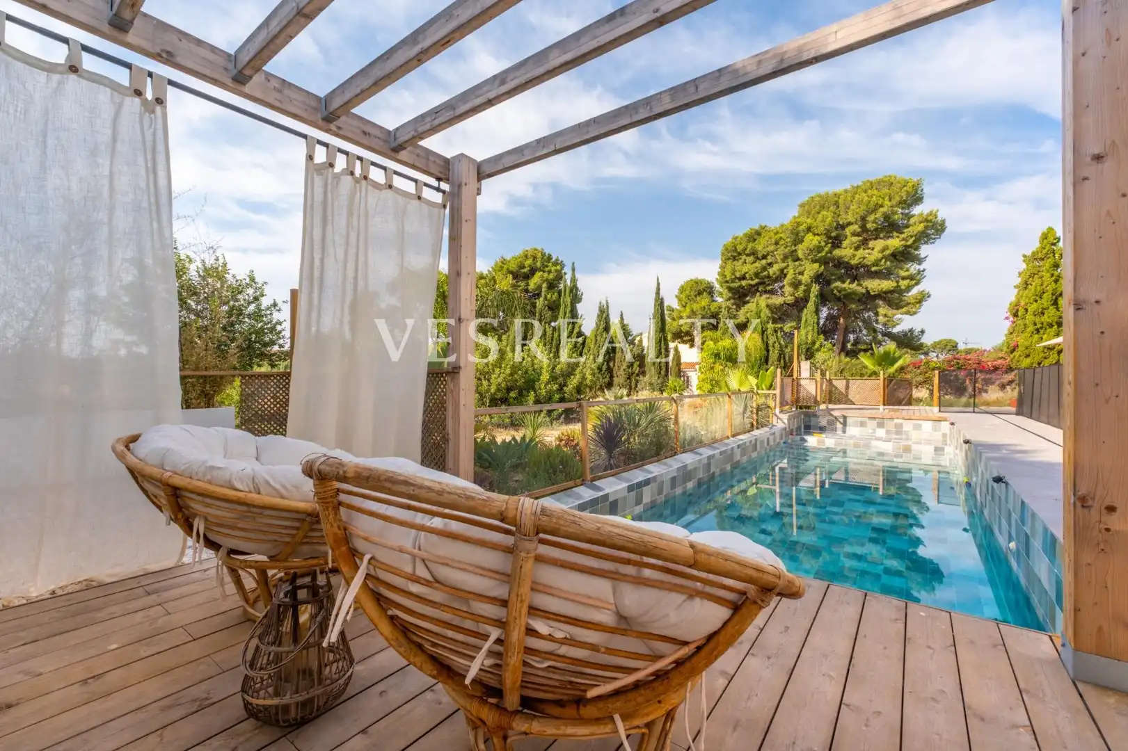 Terraza de Casa o chalet de alquiler en Alicante / Alacant con Aire acondicionado, Calefacción y Terraza