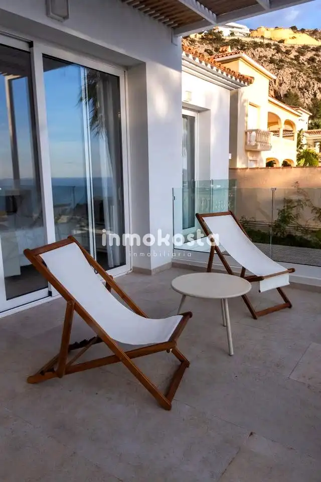 Terraza de Casa o chalet en venta en Altea con Aire acondicionado, Jardín privado y Terraza