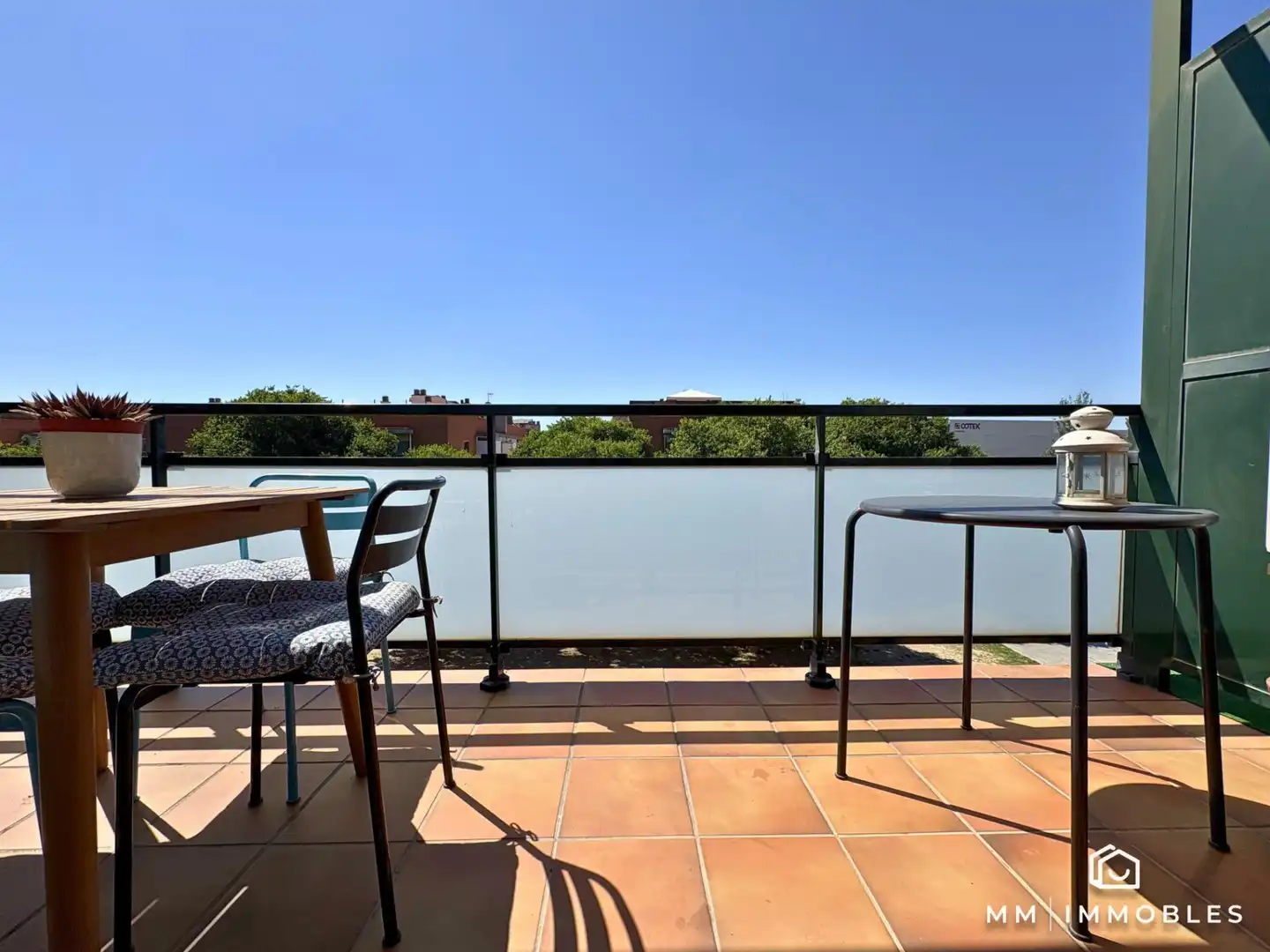 Terrasse von Dachboden zum Verkauf in La Garriga mit Klimaanlage, Heizung und Abstellraum