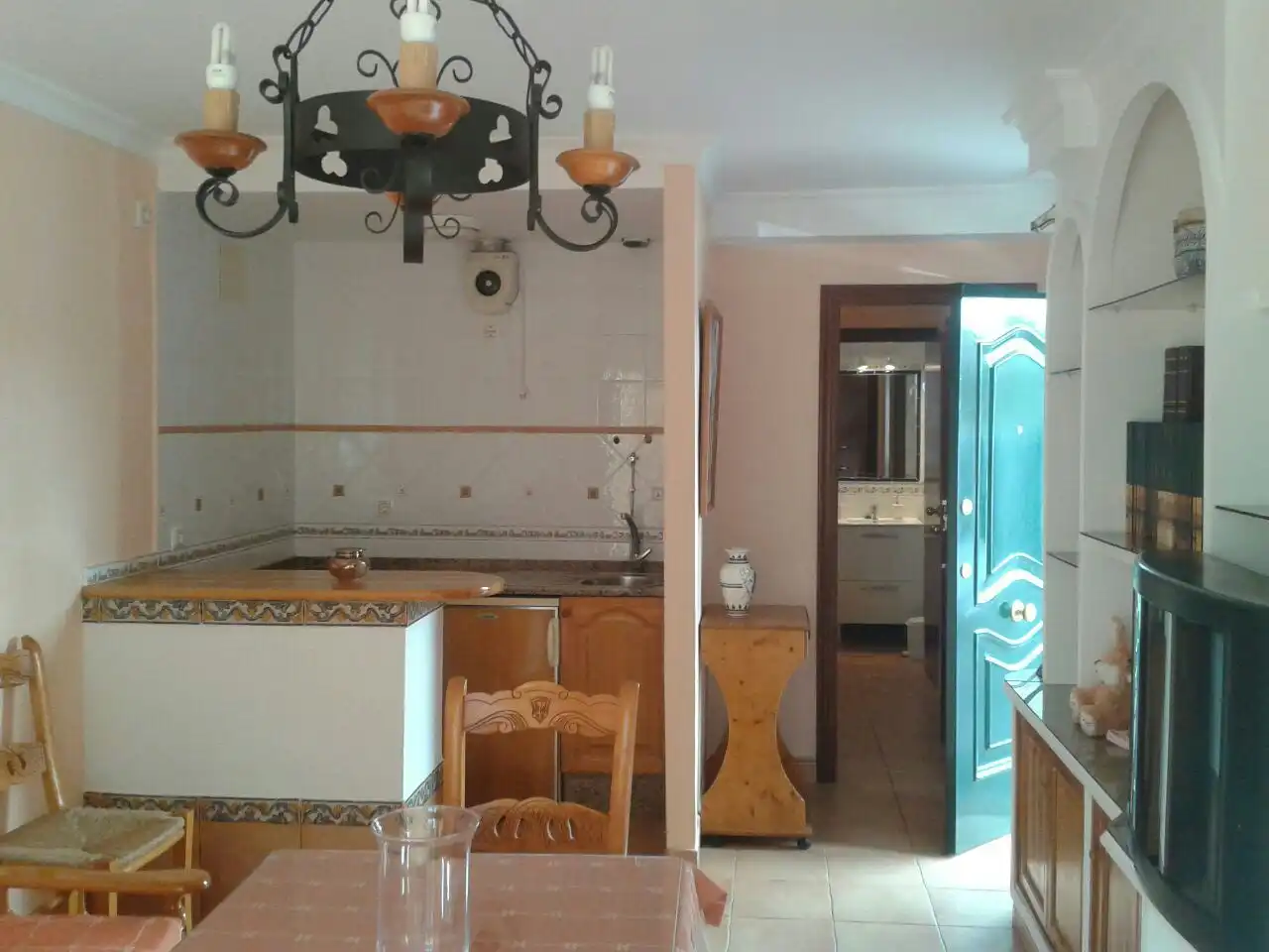 Cocina de Apartamento de alquiler en Sanlúcar de Barrameda con Aire acondicionado, Calefacción y Terraza