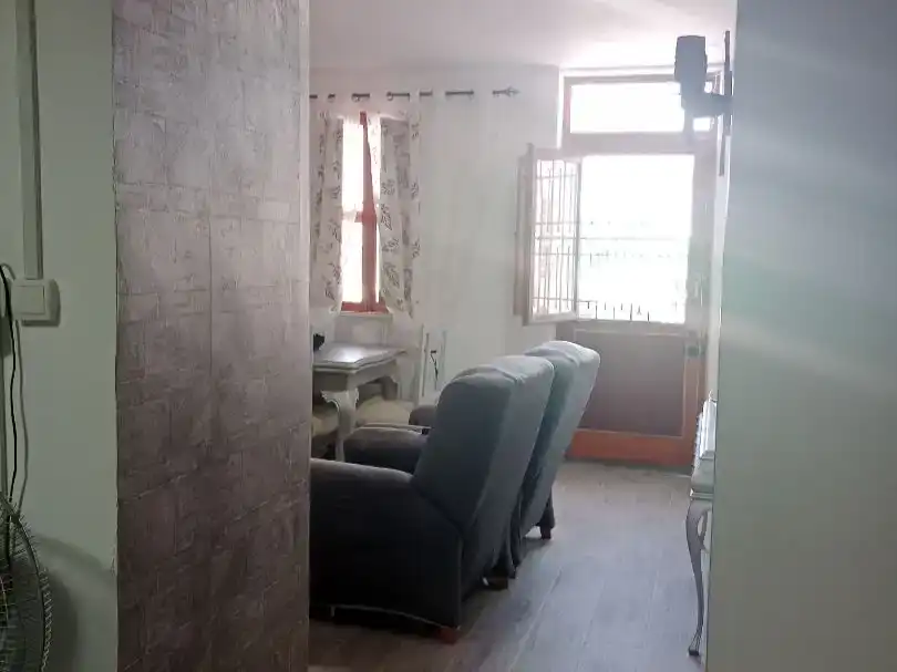 Wohnzimmer von Country house zur Miete in Algueña mit Möbliert