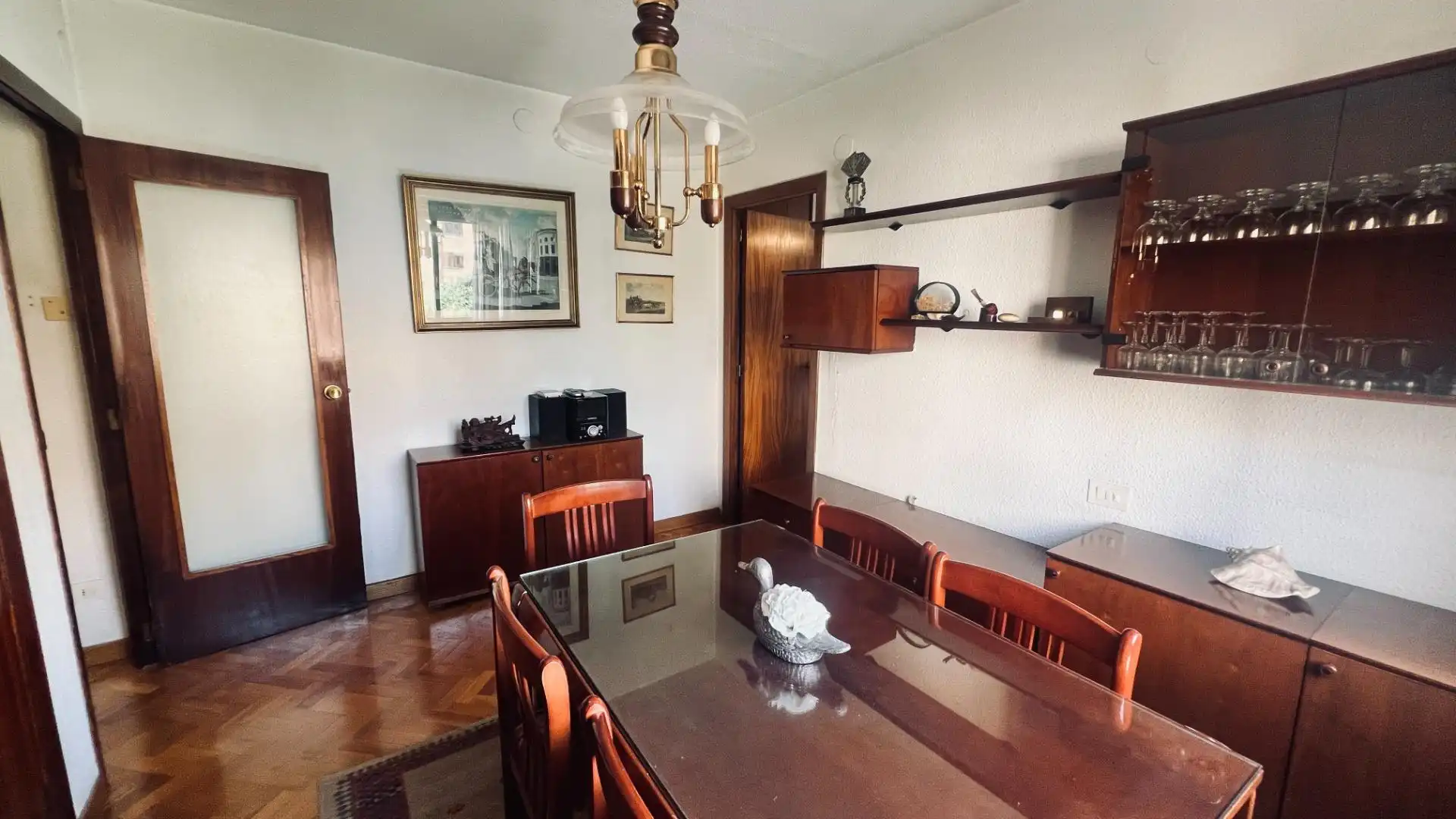 Dining room of Flat for sale in Castellón de la Plana / Castelló de la Plana  with Air Conditioner, Private garden and Furnished