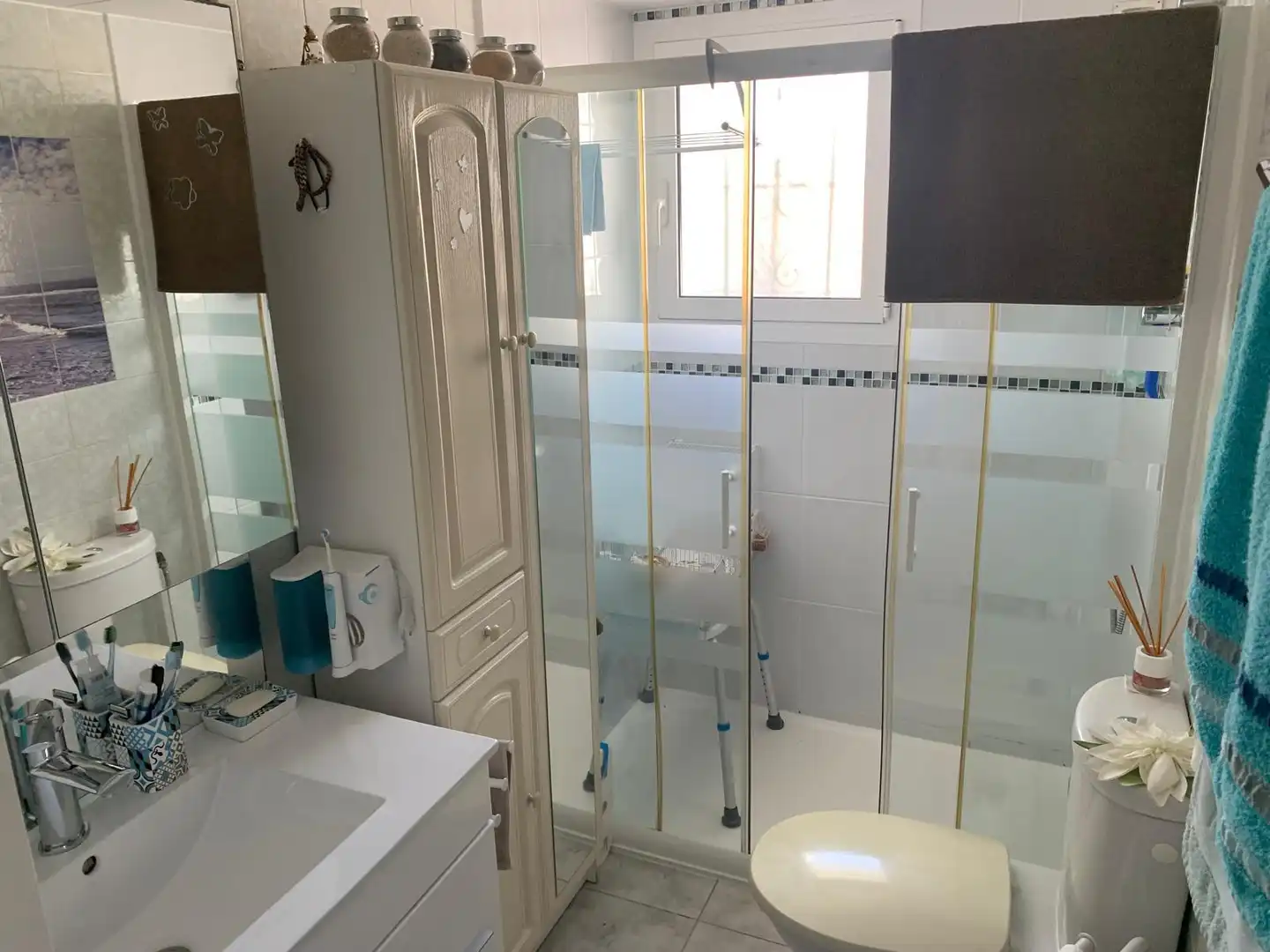 Baño de Casa adosada en venta en Roses con Aire acondicionado, Calefacción y Jardín privado