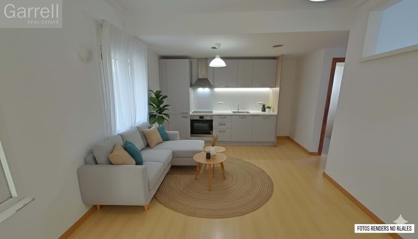 Sala de estar de Piso en venta en Mataró