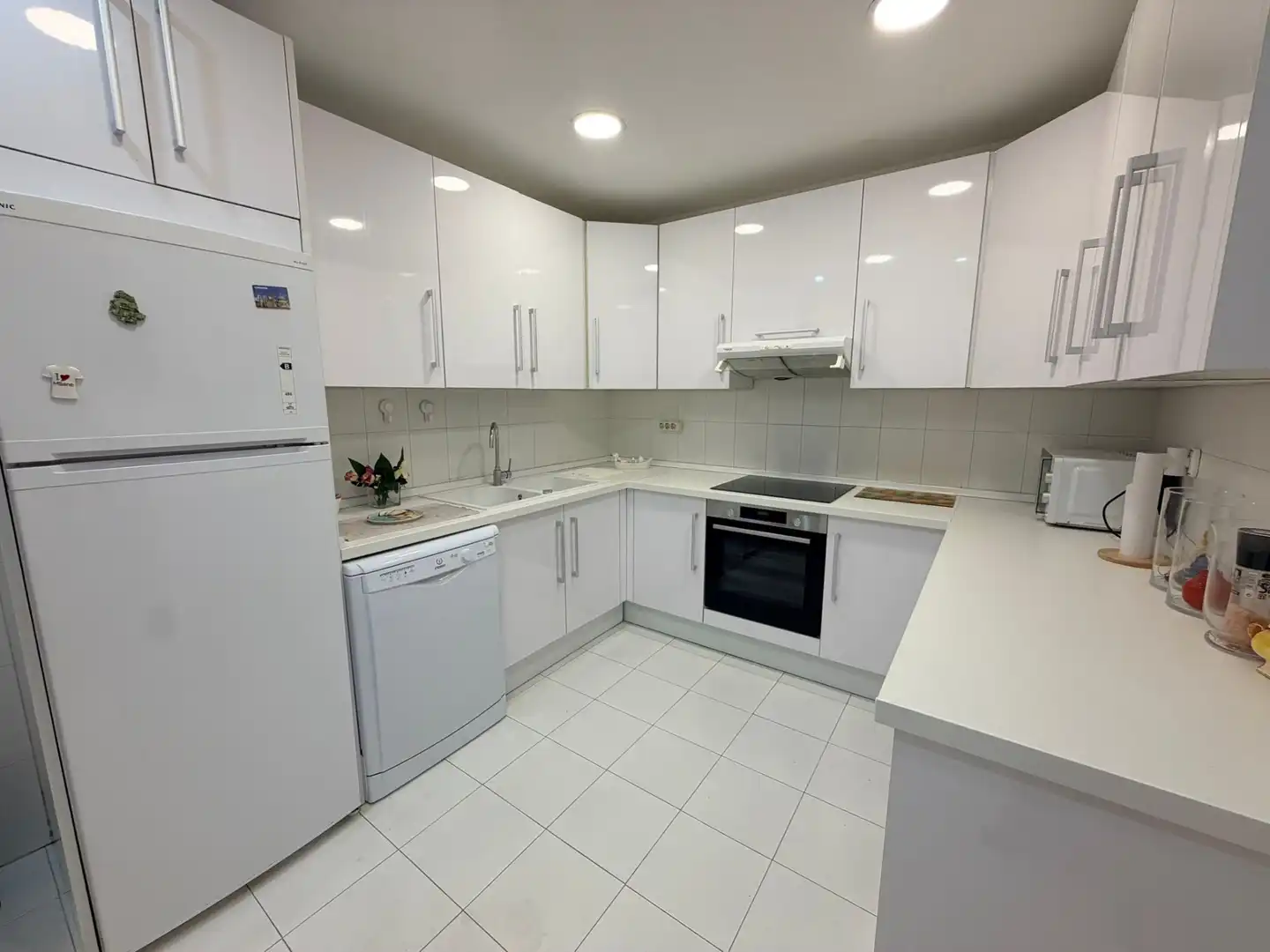 Kitchen of Flat for rent in Marbella  with Air Conditioner, Terrace and Storage room