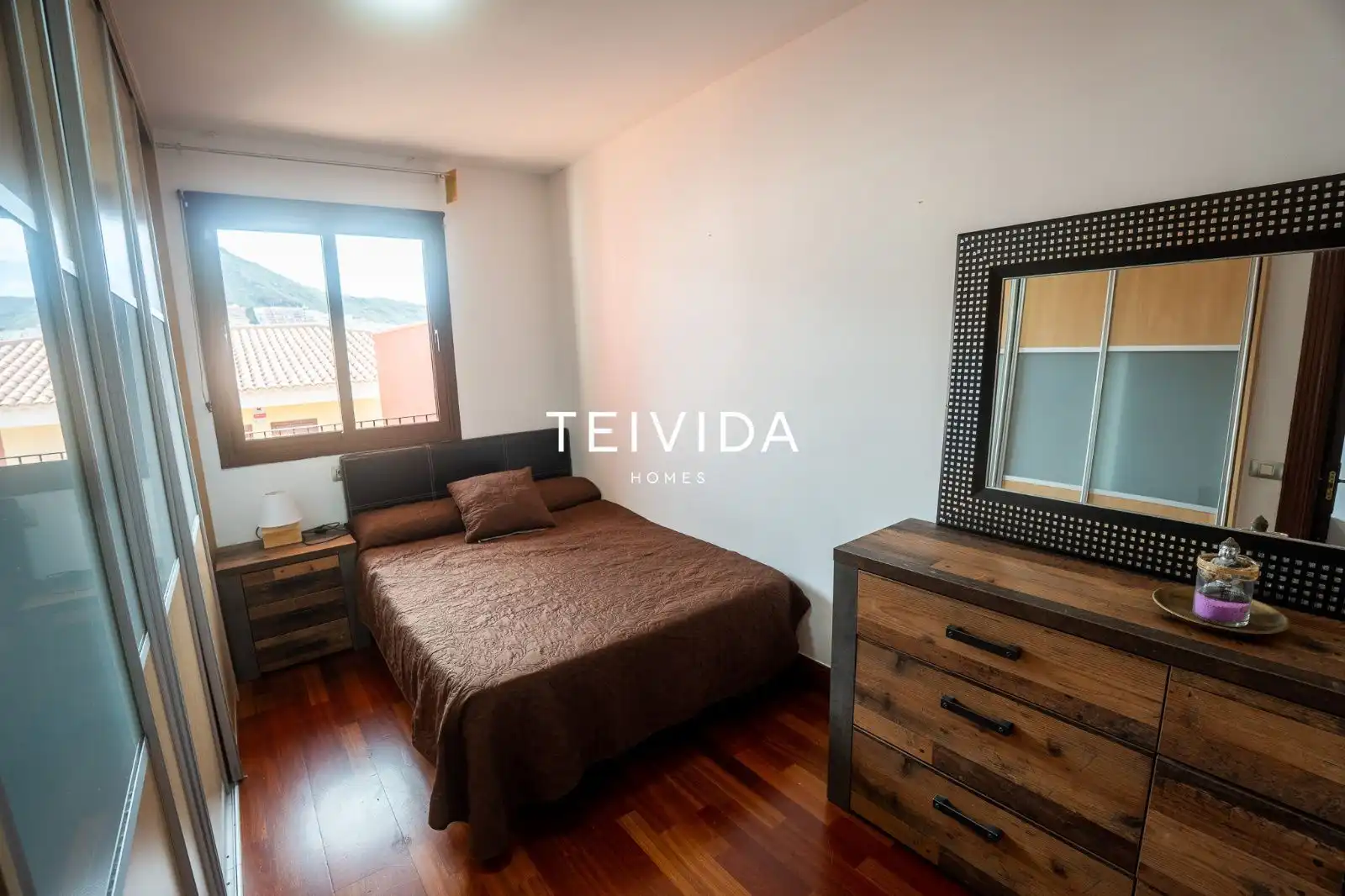 Schlafzimmer von Wohnung zur Miete in Adeje mit Klimaanlage, Terrasse und Möbliert