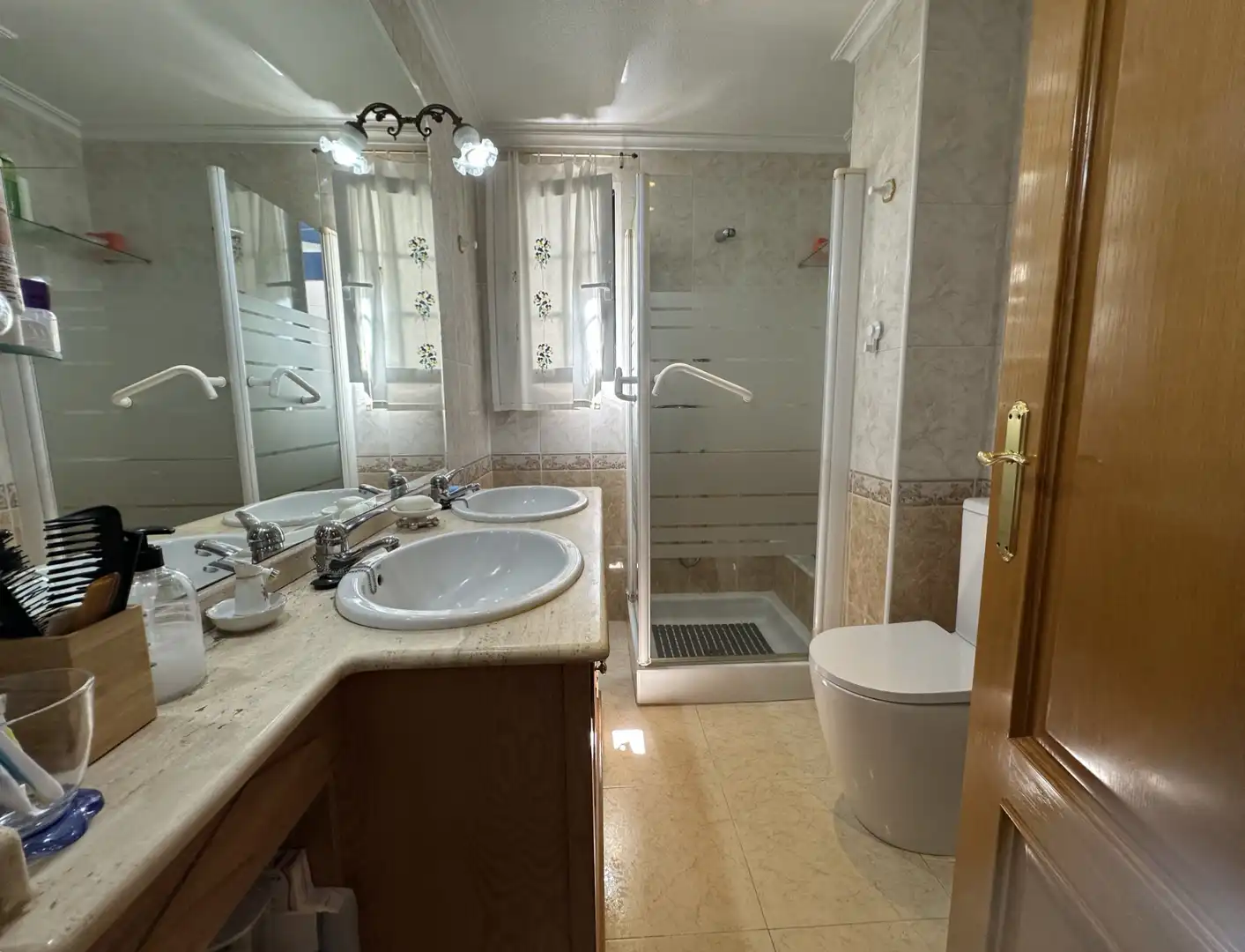 Baño de Casa adosada en venta en Cartagena con Aire acondicionado, Jardín privado y Terraza