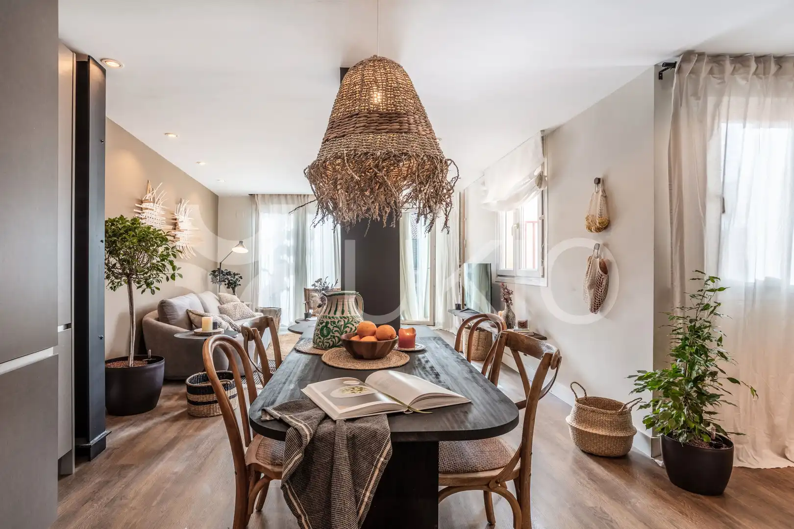 Dining room of Apartments for rent in Madrid  with Air Conditioner, Heating and Terrace
