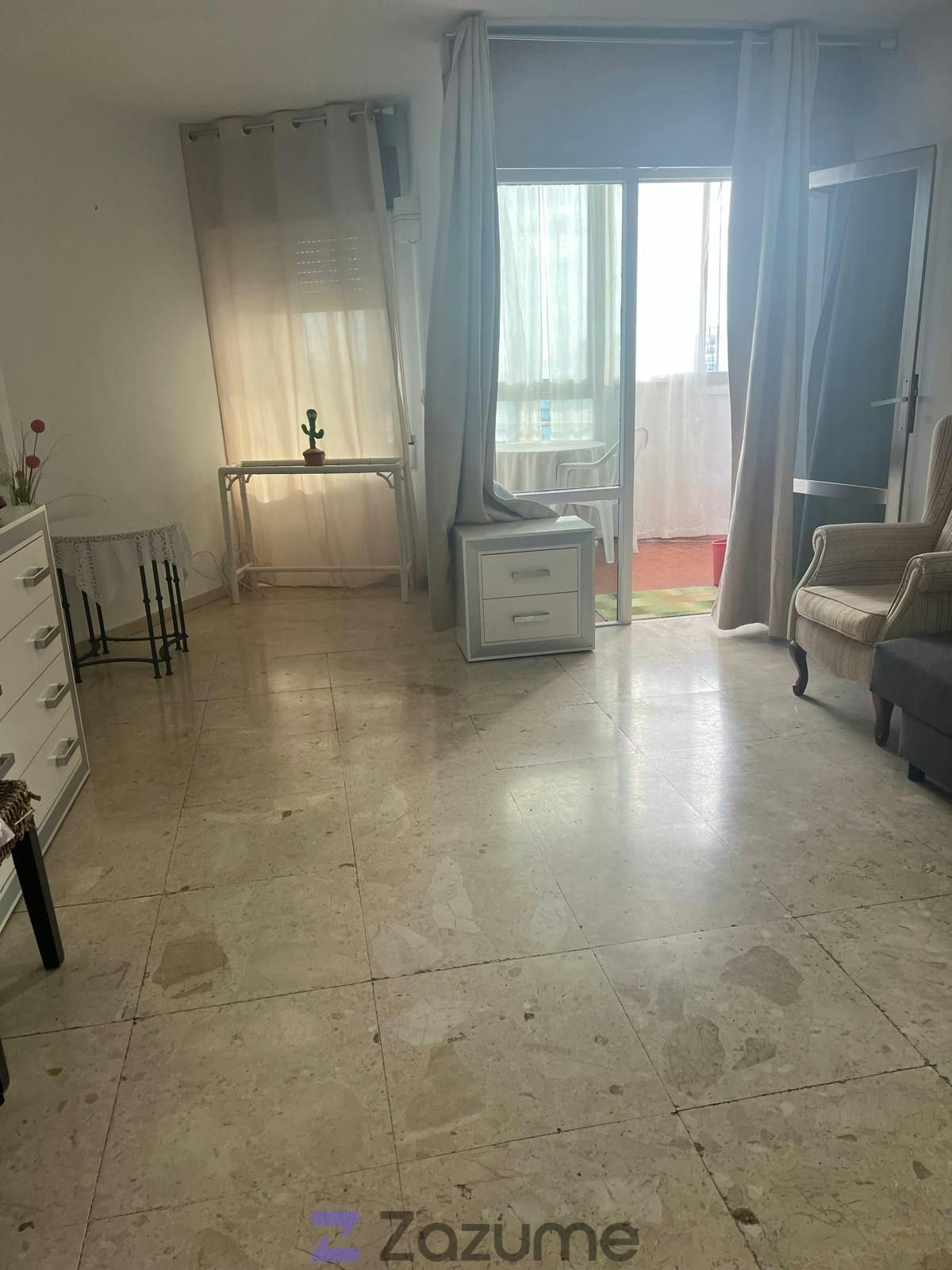 Dormitori de Estudi de lloguer en Mijas amb Jardí privat, Terrassa i Piscina