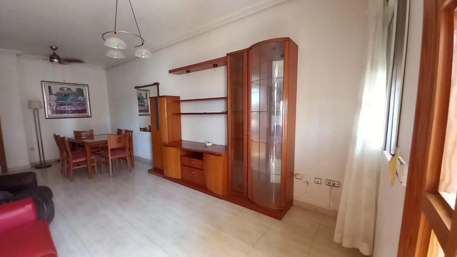 Sala d'estar de Planta baixa de lloguer en Murcia amb Aire condicionat