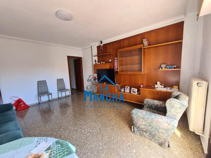 Living room of Flat for sale in  Albacete Capital  with Heating, Terrace and Balcony