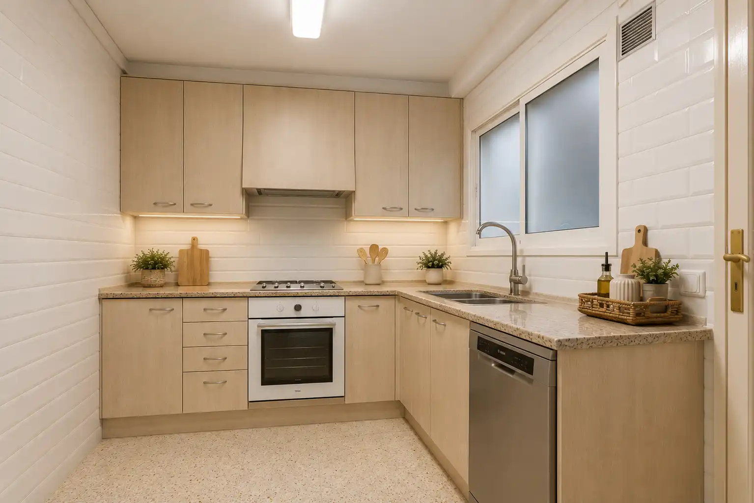 Cocina de Piso en venta en Igualada con Calefacción, Terraza y Horno