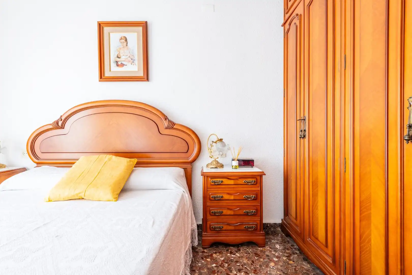 Bedroom of Flat for sale in Mislata  with Air Conditioner, Heating and Balcony