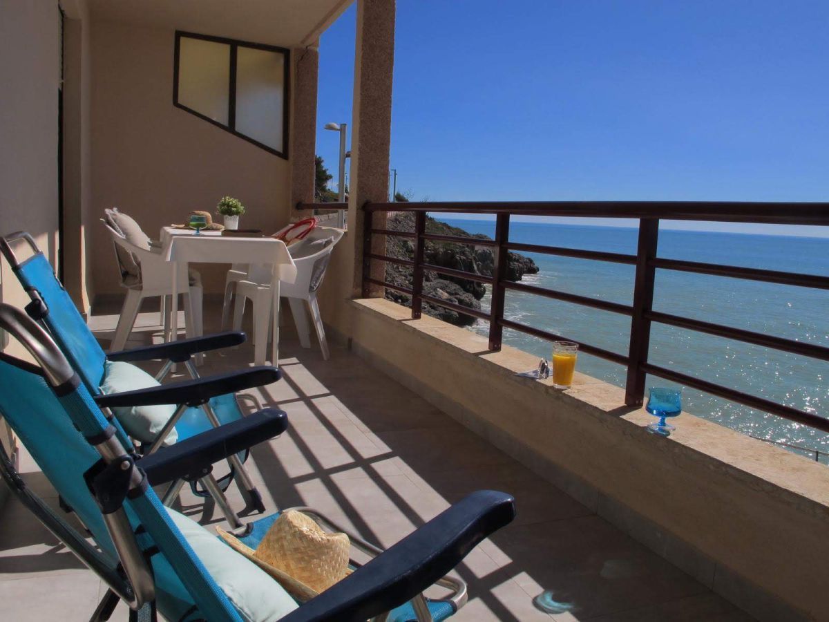 Terrassa de Apartament de lloguer en Oropesa del Mar / Orpesa amb Aire condicionat, Calefacció i Terrassa