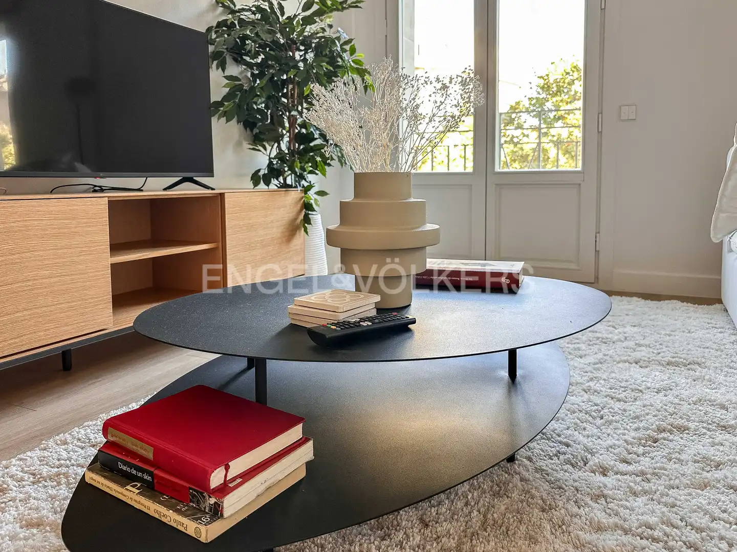 Sala de estar de Piso de alquiler en Barcelona con Aire acondicionado, Calefacción y Trastero
