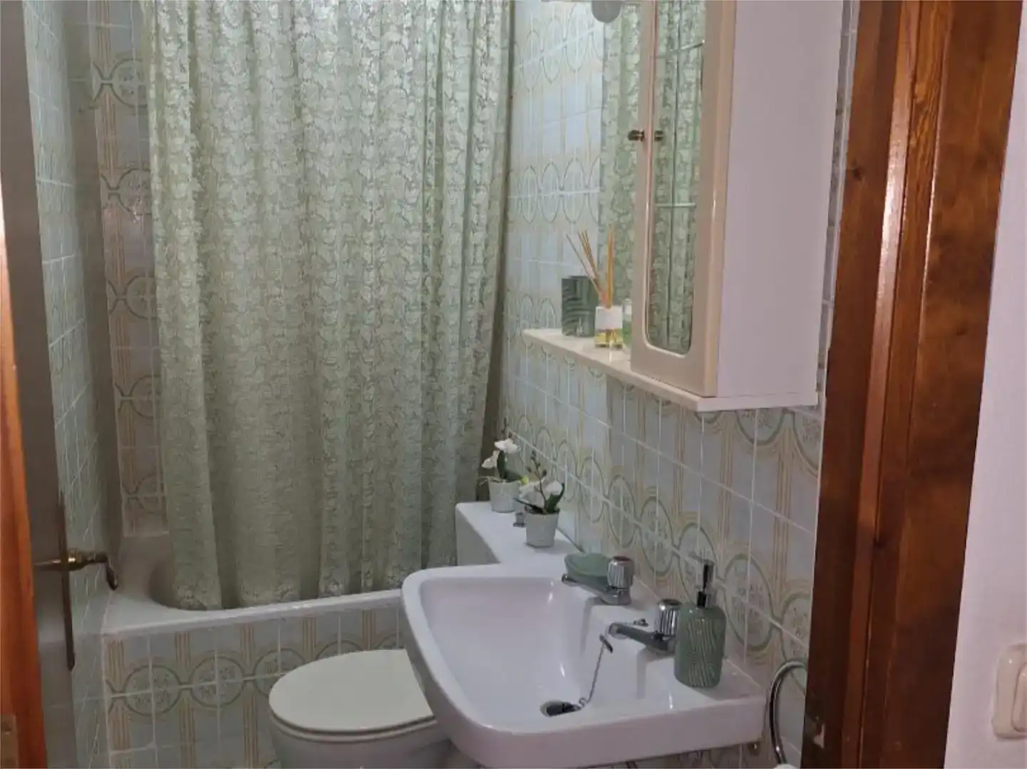 Badezimmer von Wohnung zum Verkauf in Málaga Capital mit Klimaanlage und Balkon