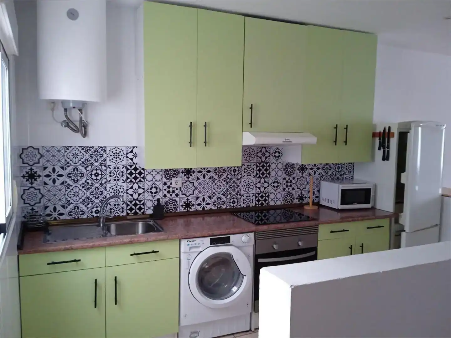 Küche von Wohnung zur Miete in Alborge mit Balkon