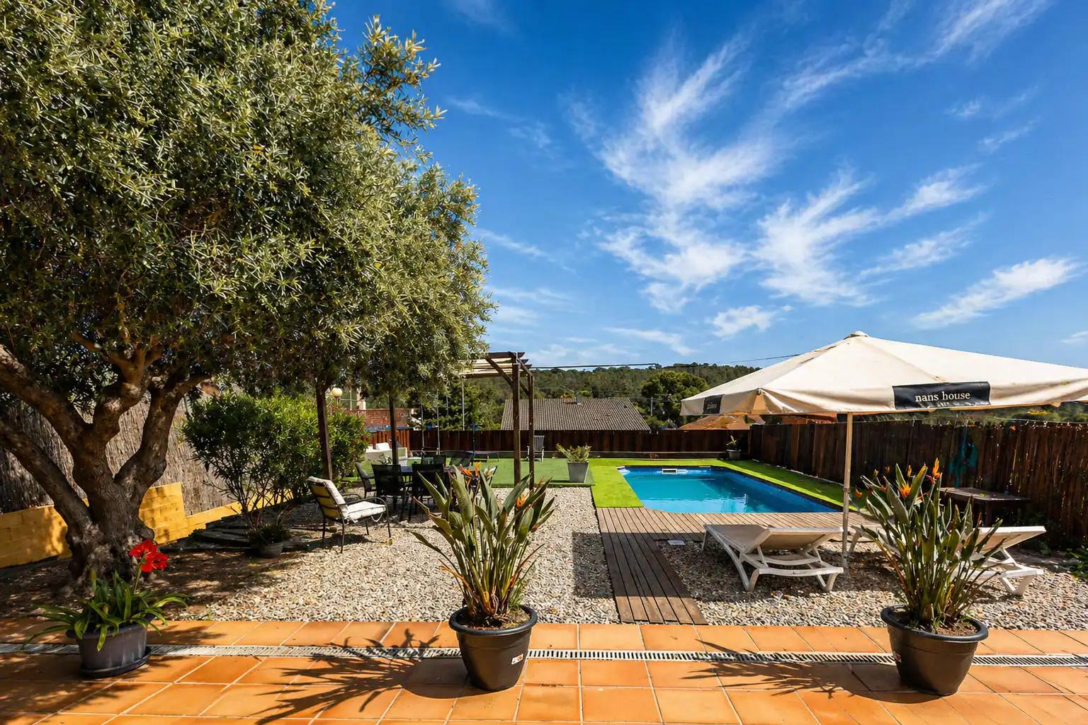 Piscina de Casa o xalet en venda en Tordera amb Aire condicionat, Calefacció i Jardí privat