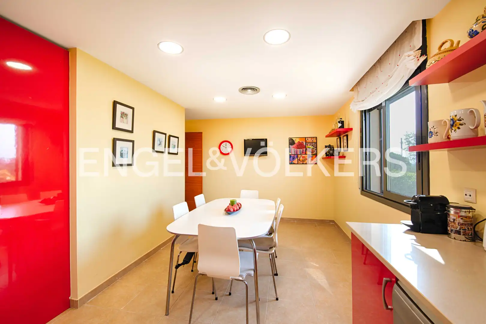 Dining room of Houses for sale in Pedret i Marzà  with Private garden, Terrace and Swimming Pool