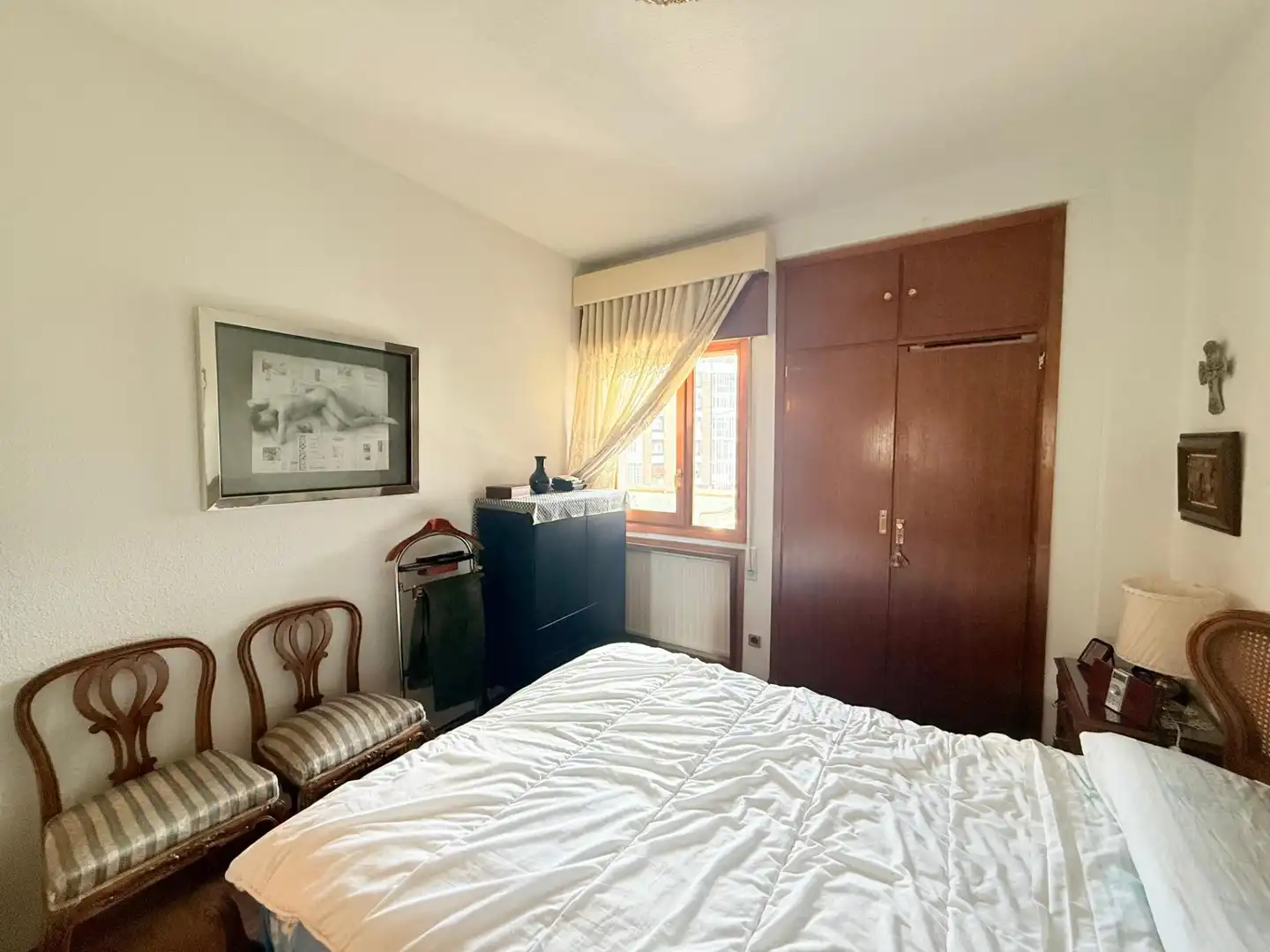 Bedroom of Flat for sale in Madrid  with Air Conditioner and Heating