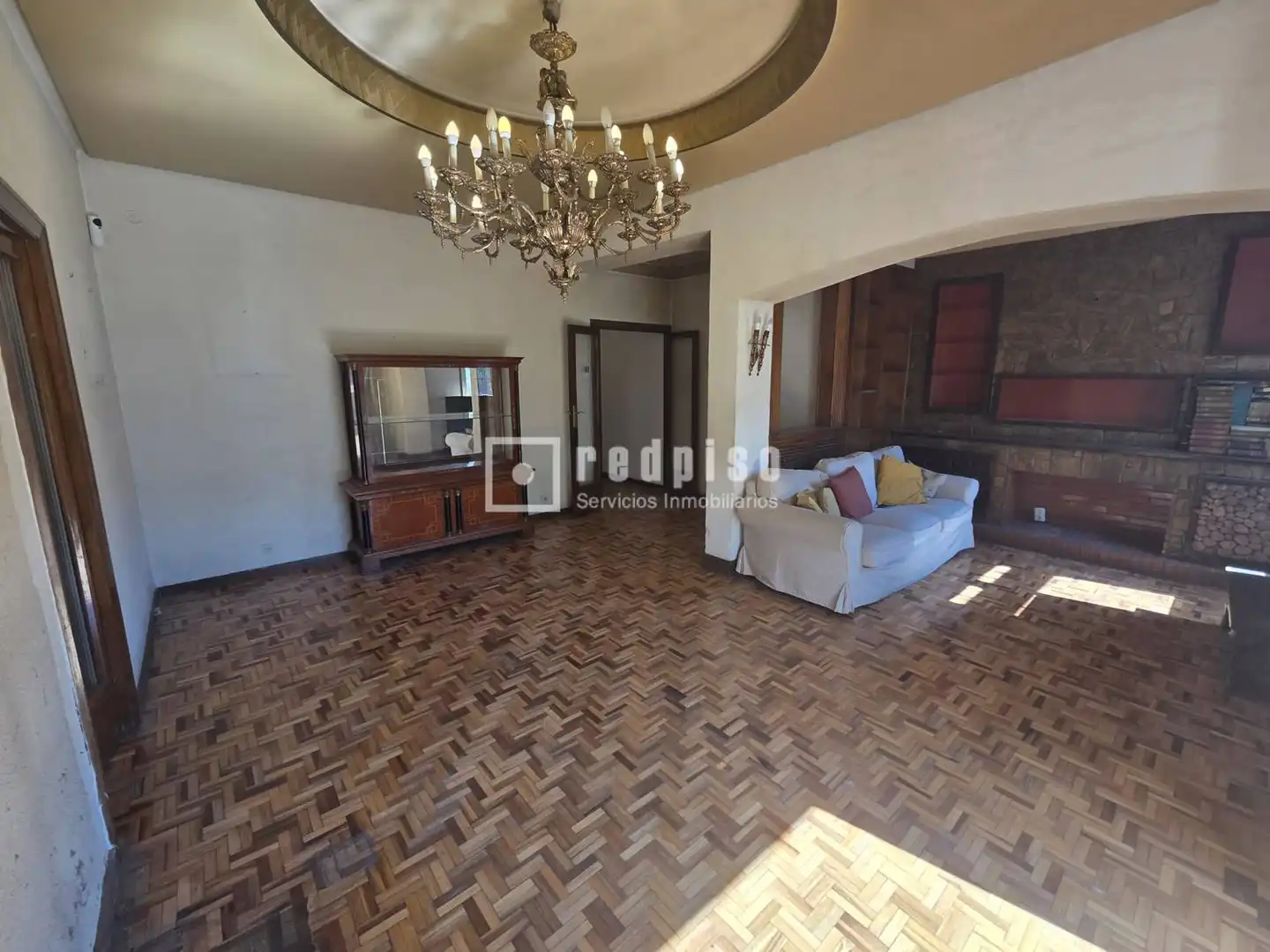 Wohnzimmer von Wohnung zum Verkauf in Madrid mit Heizung, Parkett und Terrasse